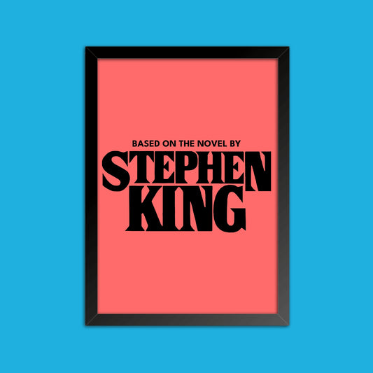 Quadro "Stephen King" - Filmes