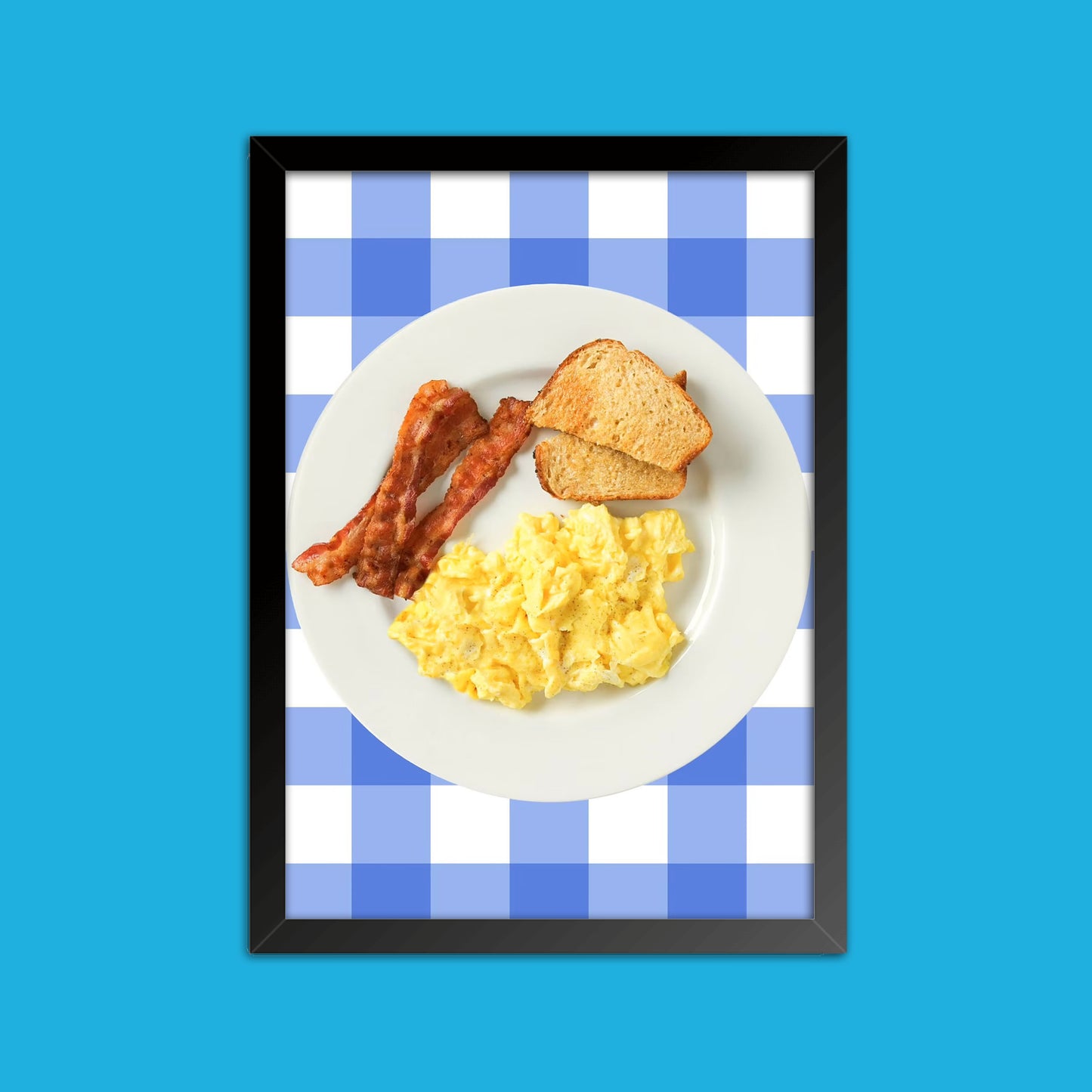 Quadro Ron Swanson "Breakfast" - Parks and Rec - Séries de TV