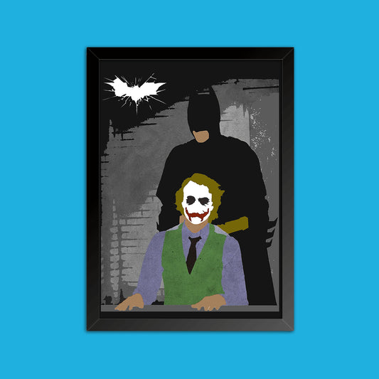 Quadro "Interrogation" - Dark Knight - Batman - Filmes