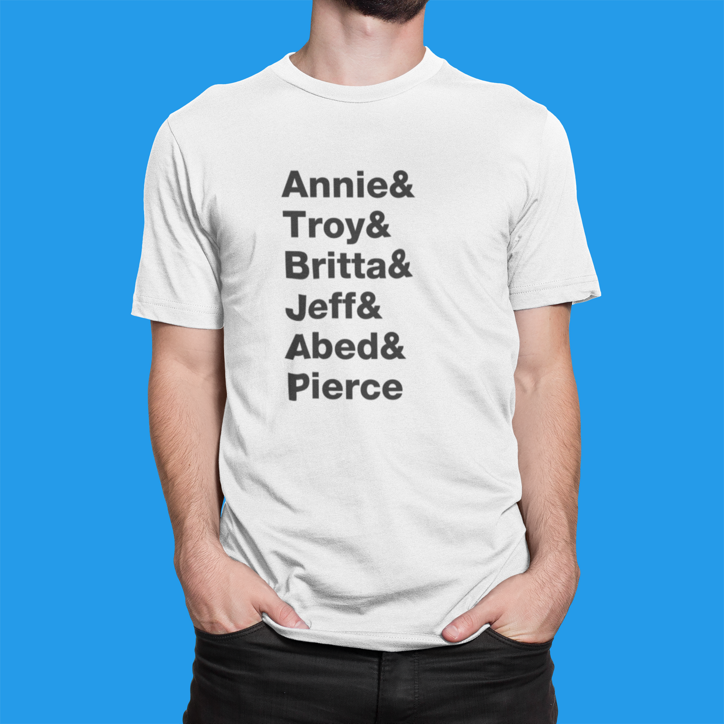 Camiseta "Nomes" - Community - Séries de TV