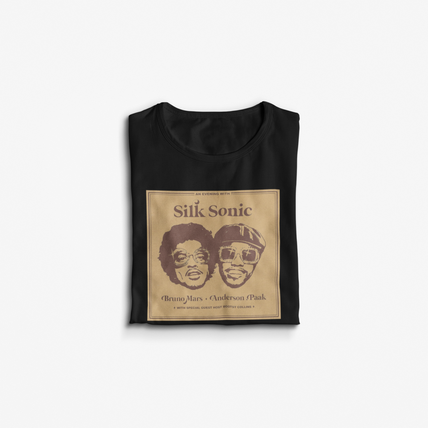 Camiseta "An Evening with Silk Sonic - Silk Sonic & Bruno Mars" - Álbum - Música