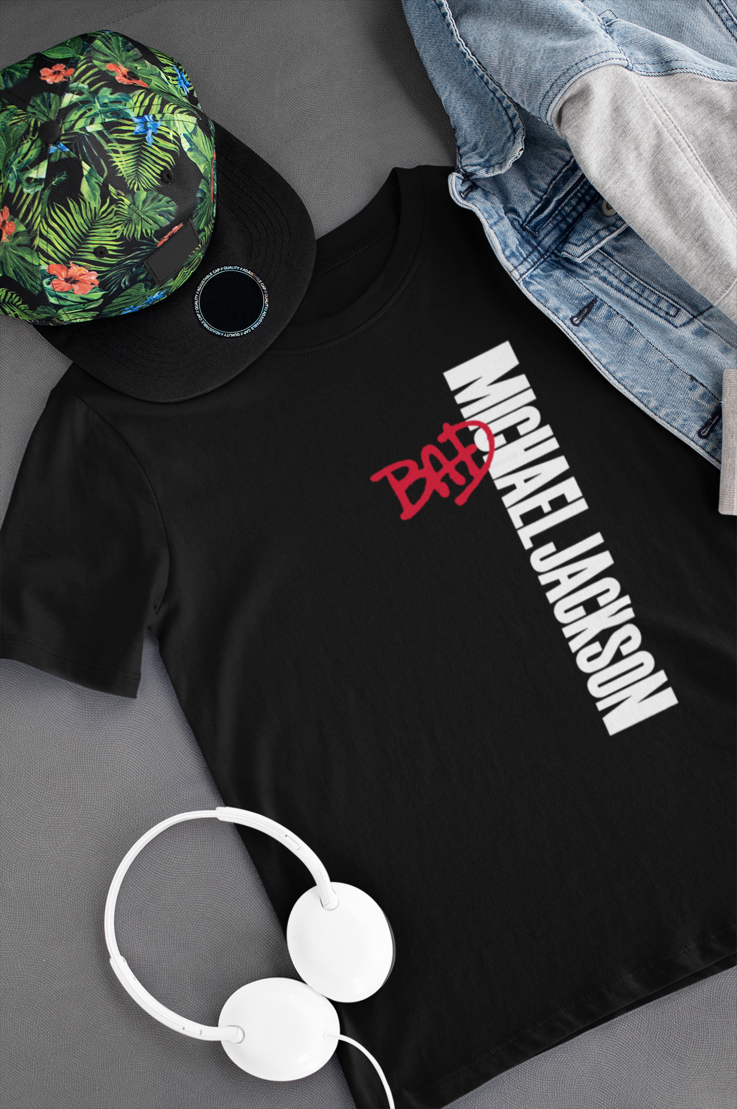 Camiseta "Bad - Michael Jackson" Letras - Música