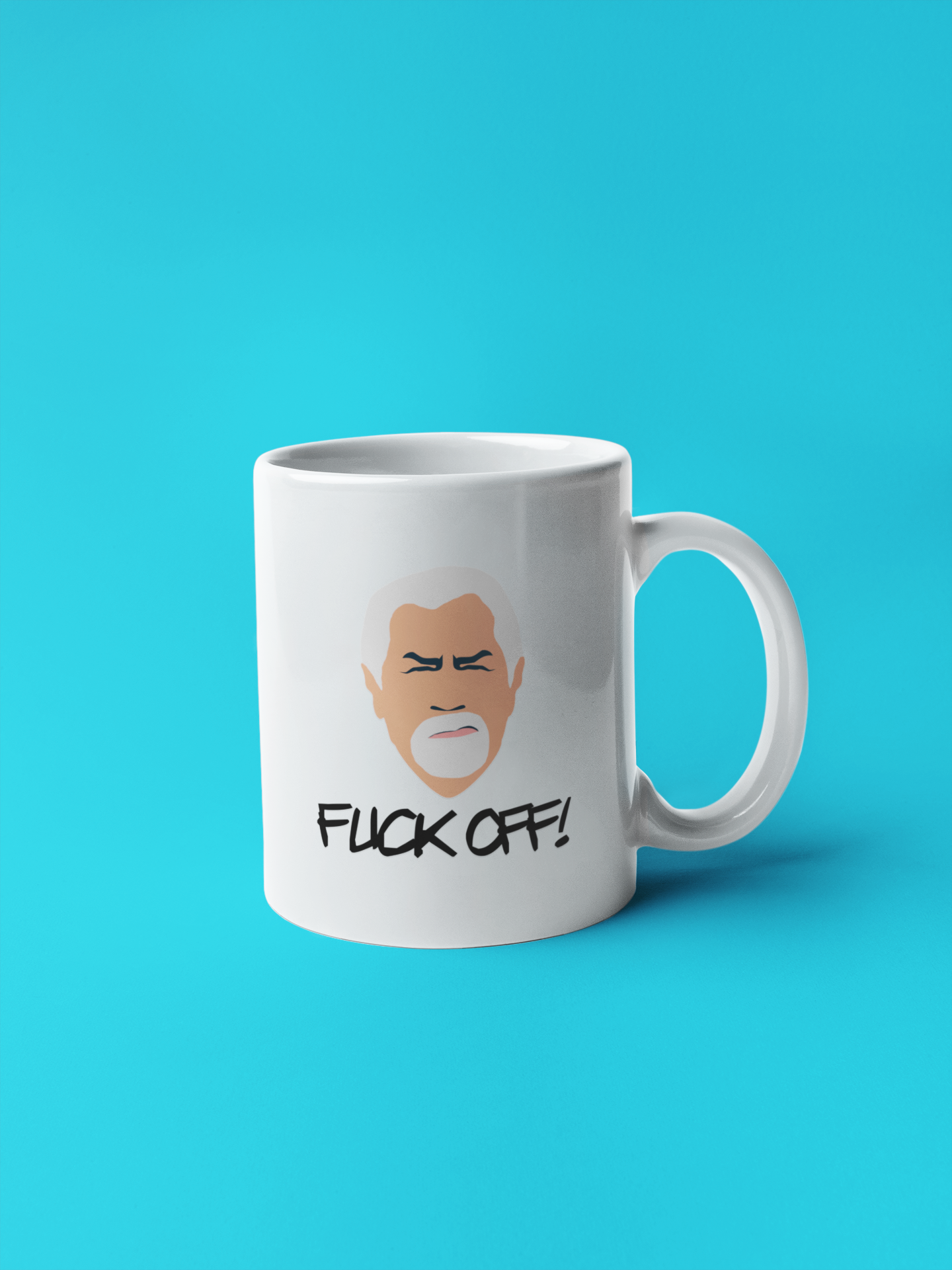 Caneca "Fuck Off" - Succession - Séries de TV