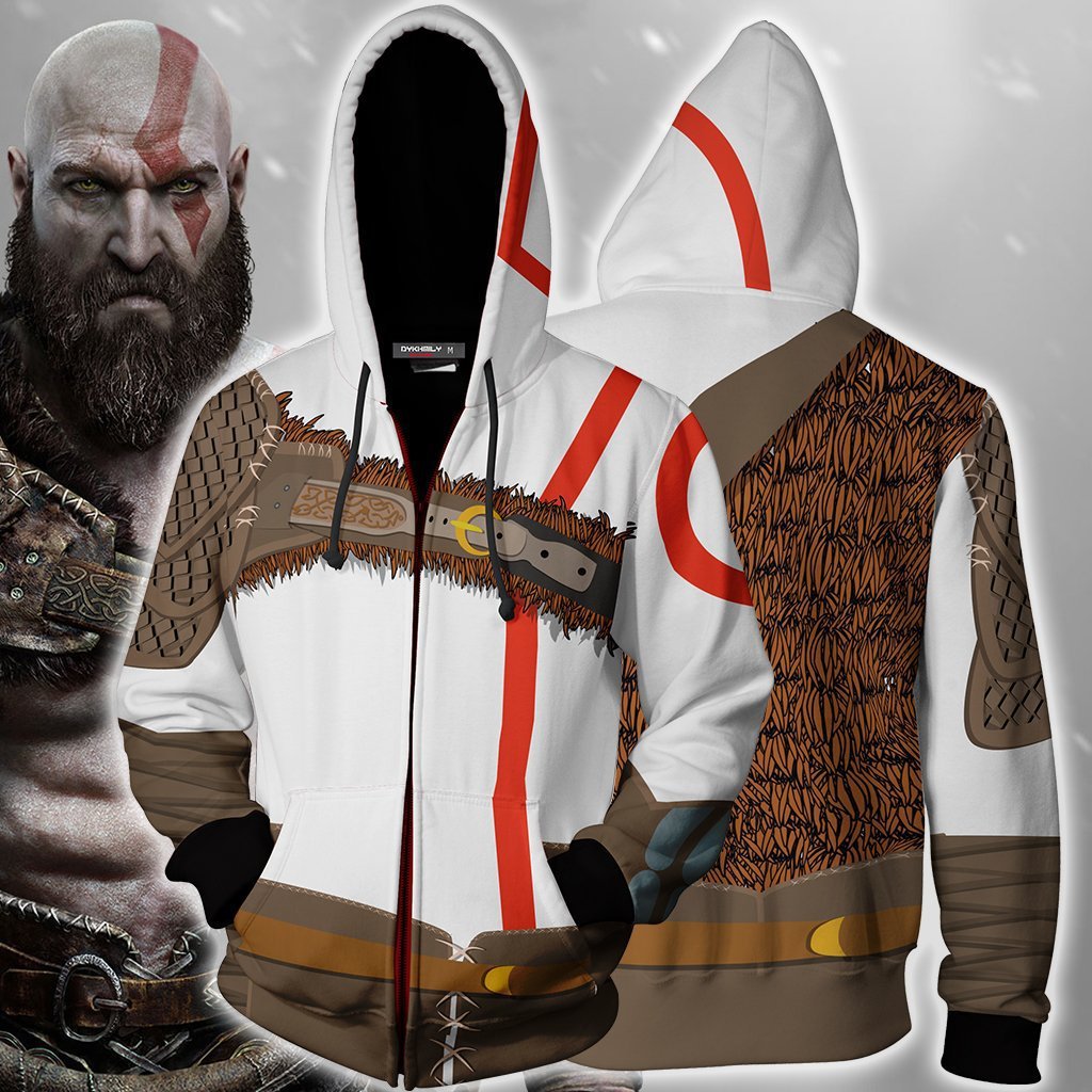Moletom Zíper Kratos - Games