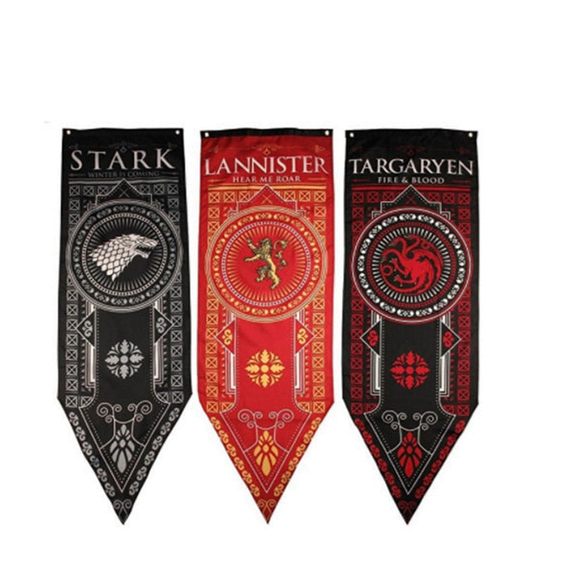 Bandeiras das "Casas Nobres" - Game of Thrones - Séries de TV