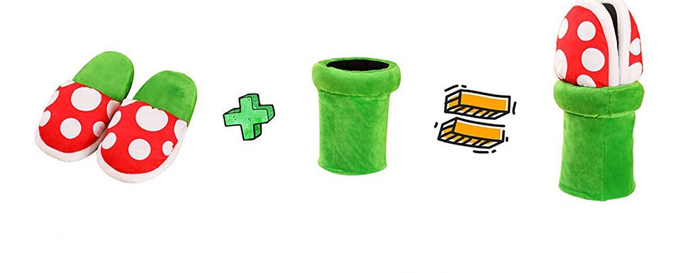 Pantufa "Planta Carnívora" - Super Mario Bros. - Games