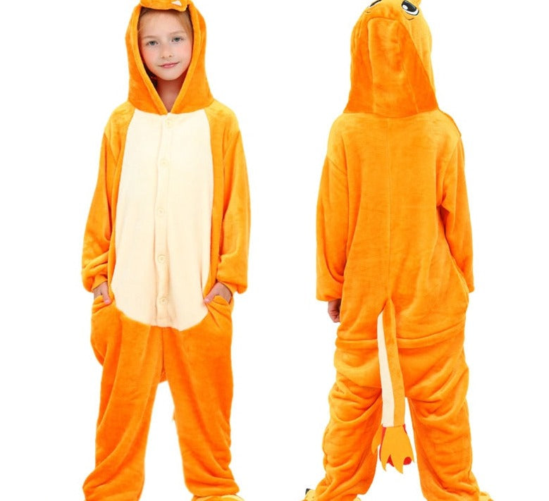 Pijama Infantil Fantasia Pokémon Charmander