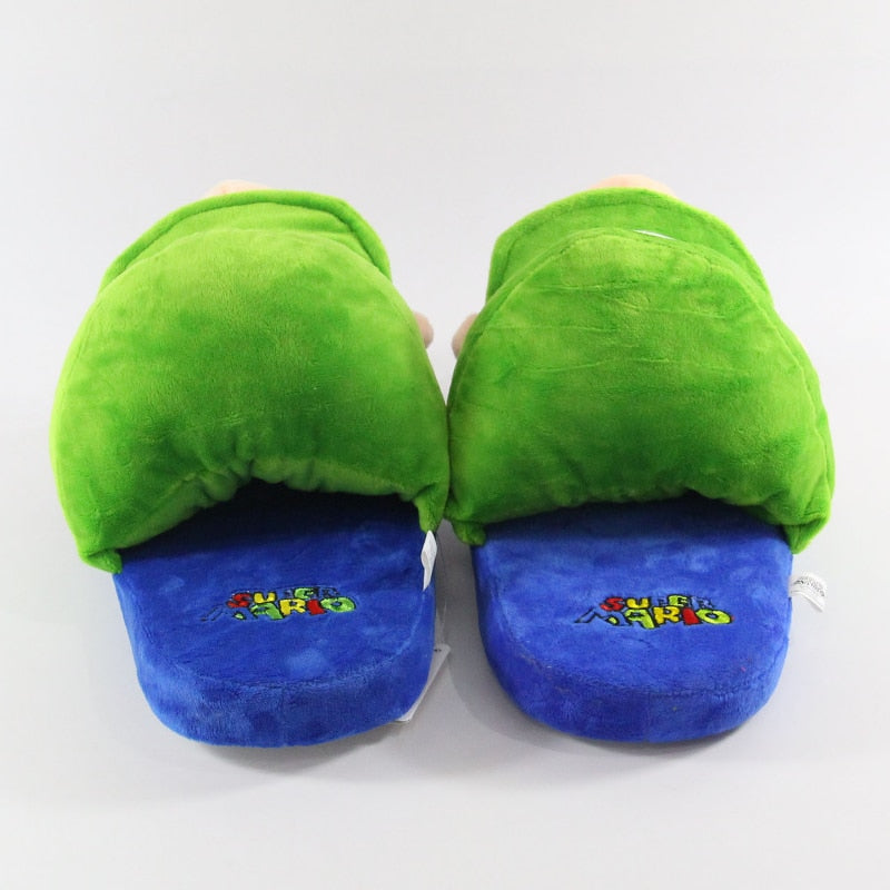 Pantufas Super Mario Bros - Yoshi, Mario e Luigi