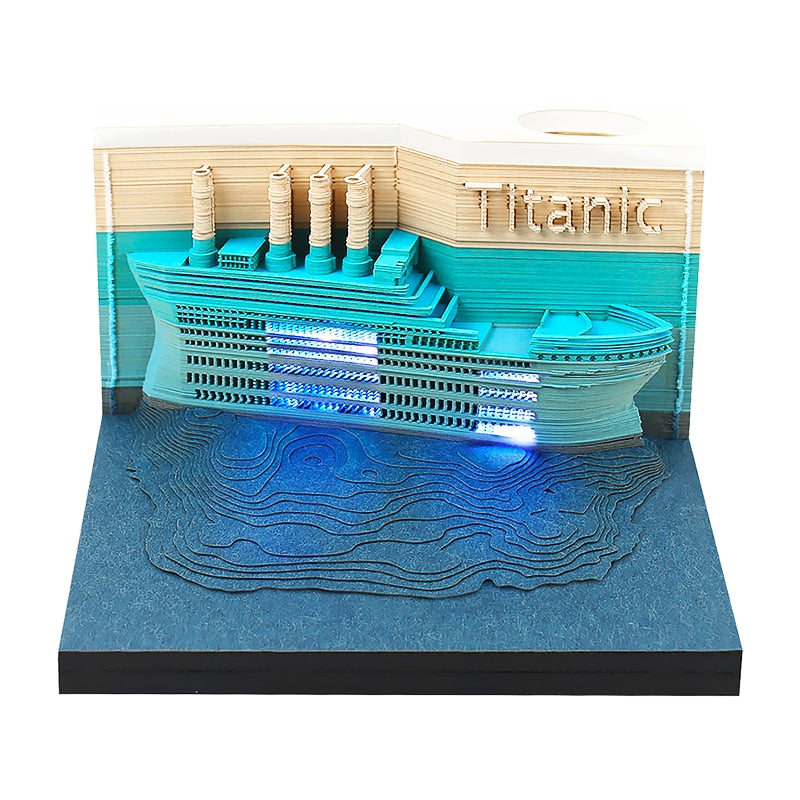 Bloco de Notas 3D - Titanic - Filmes