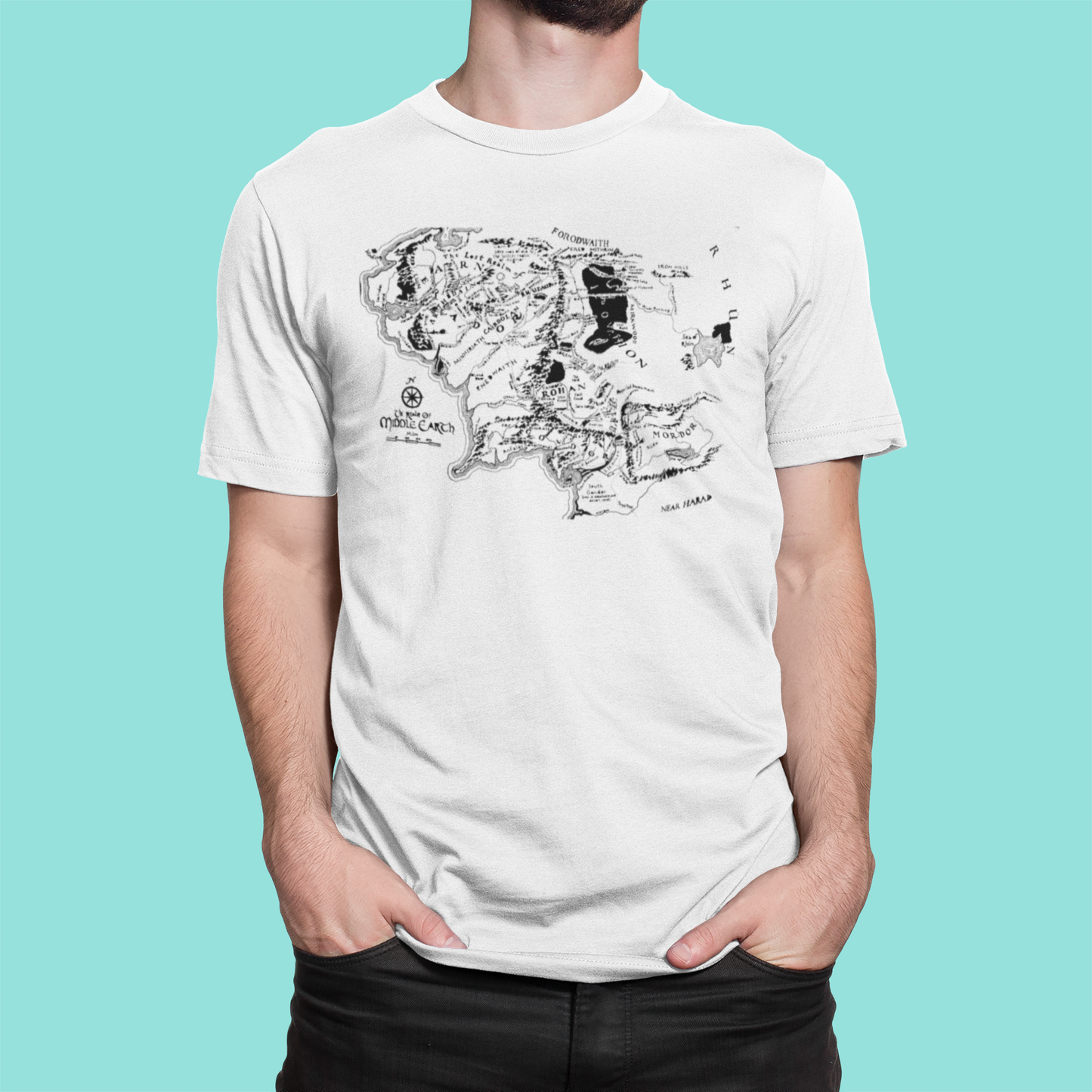 Camiseta "O Reino da Terra Média" - O Senhor dos Anéis - Filmes