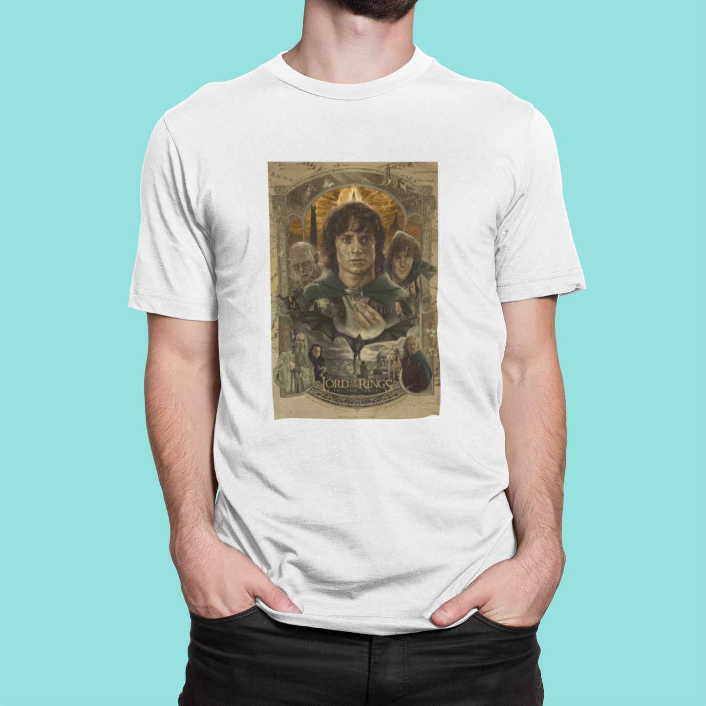 Camiseta "O Senhor dos Anéis" Pôster - Filmes