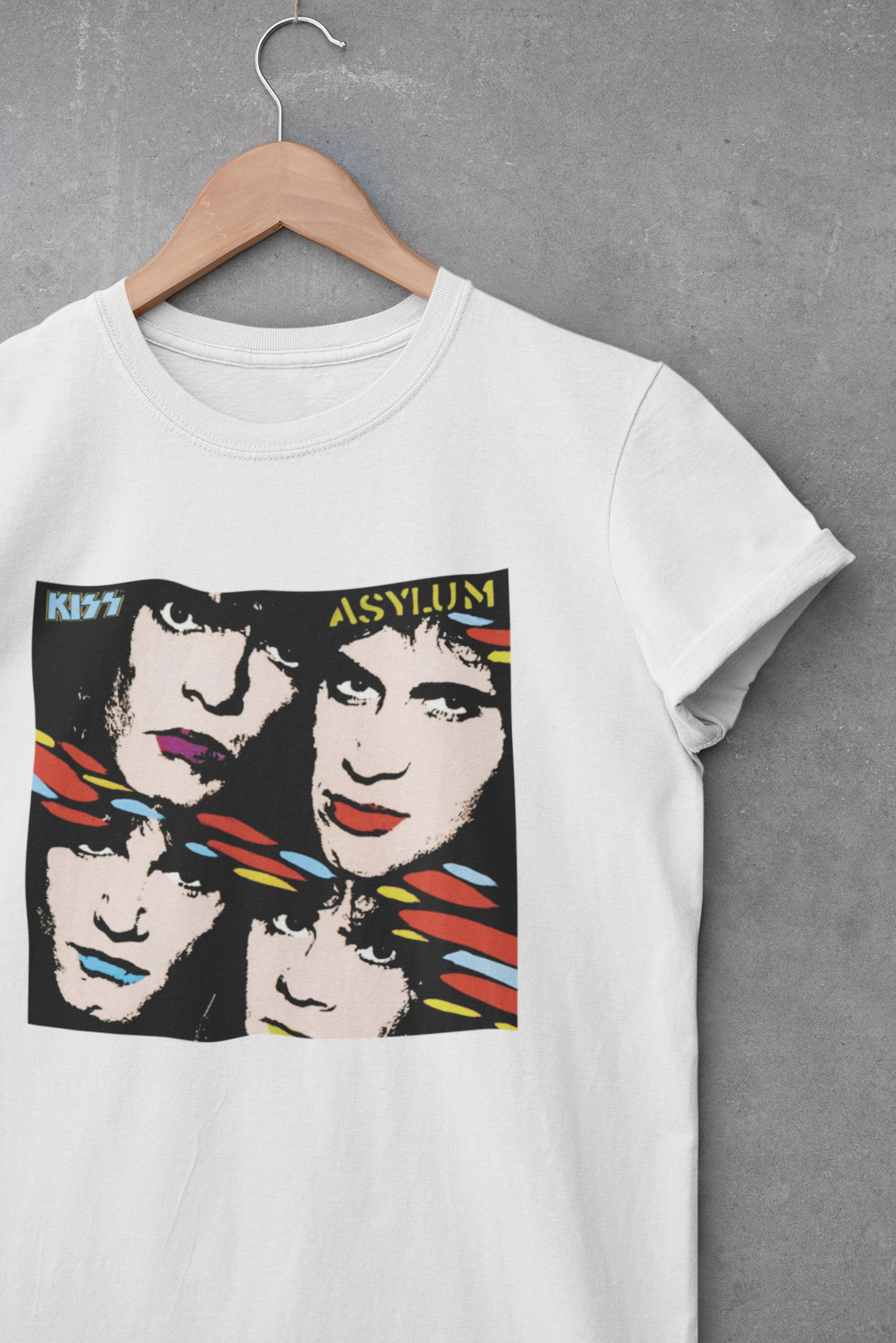 Camiseta "Asylum - Kiss" - Álbum - Música