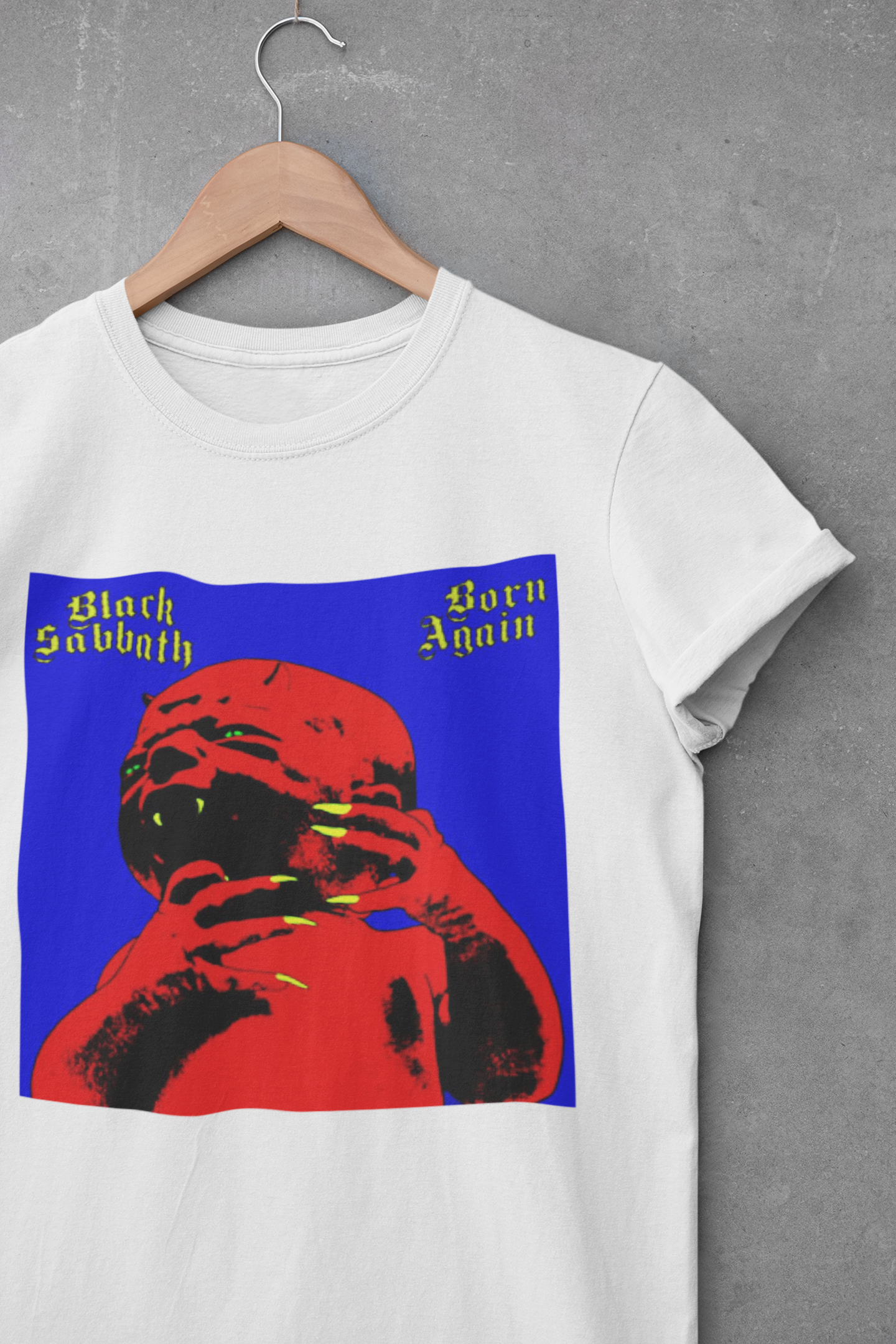 Camiseta "Born Again - Black Sabbath" - Álbum - Música