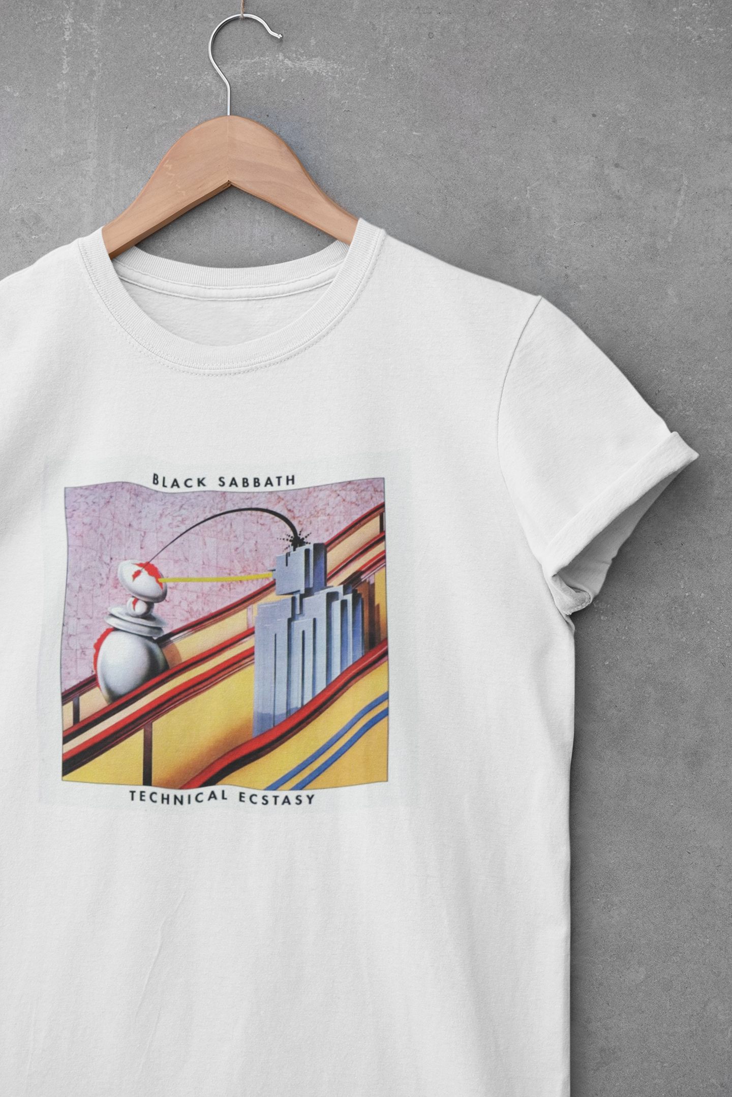Camiseta "Technical Ecstasy - Black Sabbath" - Álbum - Música
