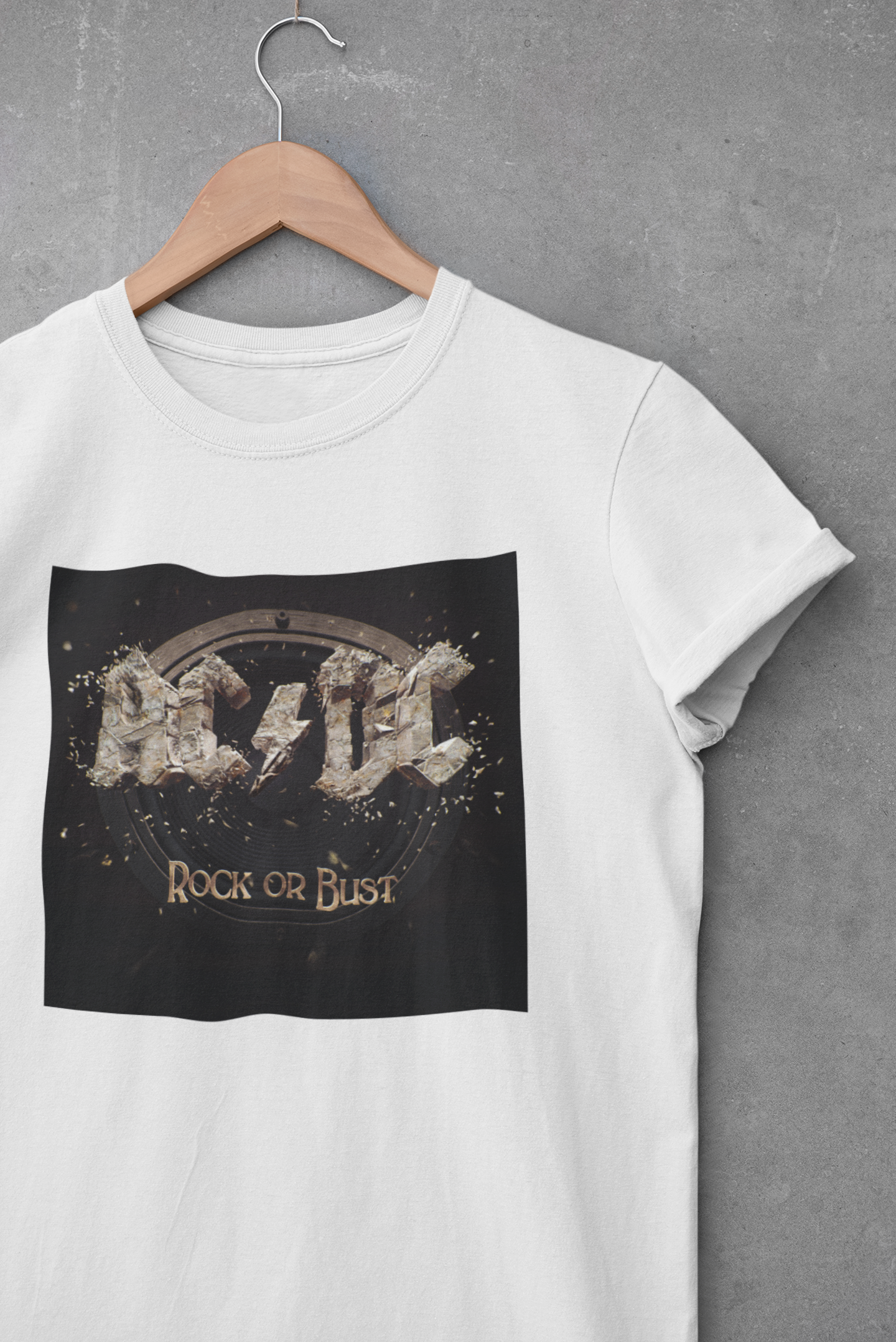 Camiseta "Rock or Bust - ACDC" - Álbum - Música