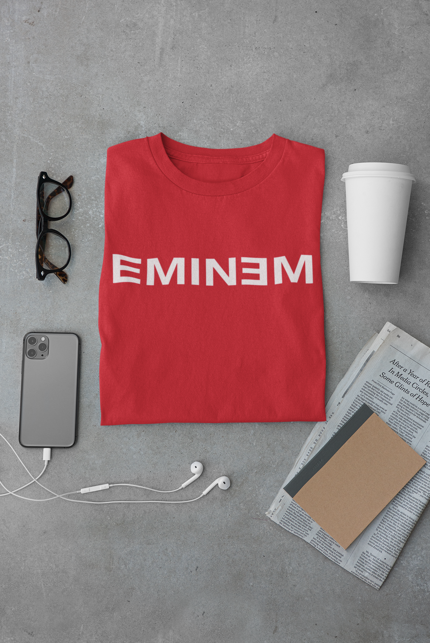 Camiseta "Eminem" Clássica - Música