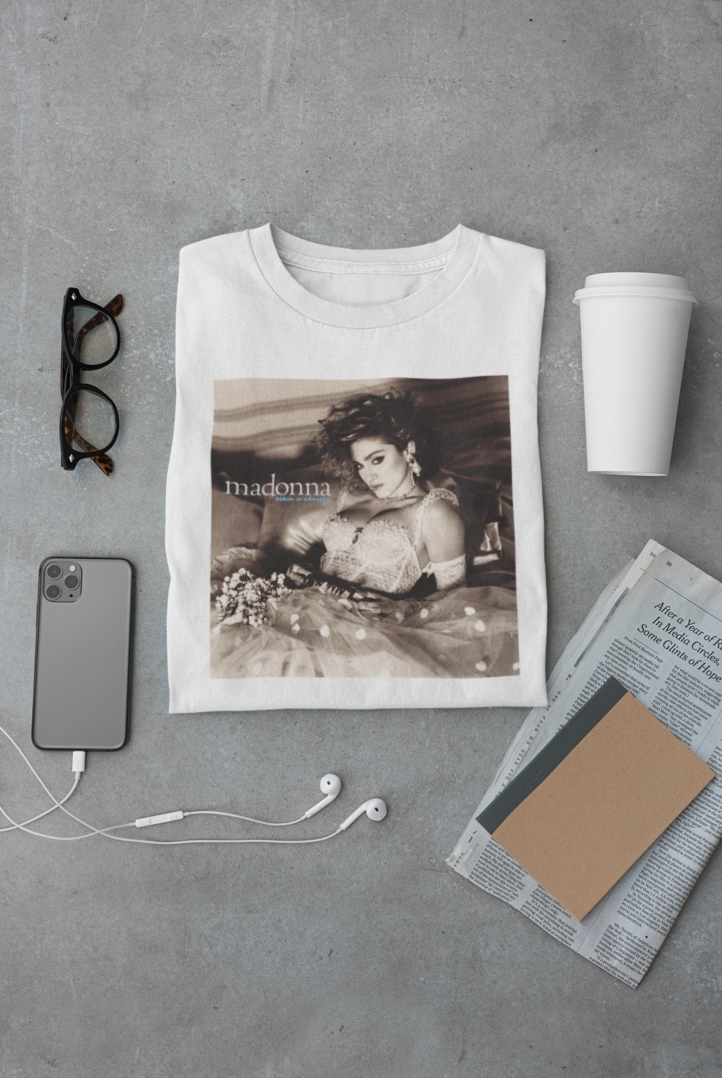 Camiseta "Like a Virgin - Madonna" - Música