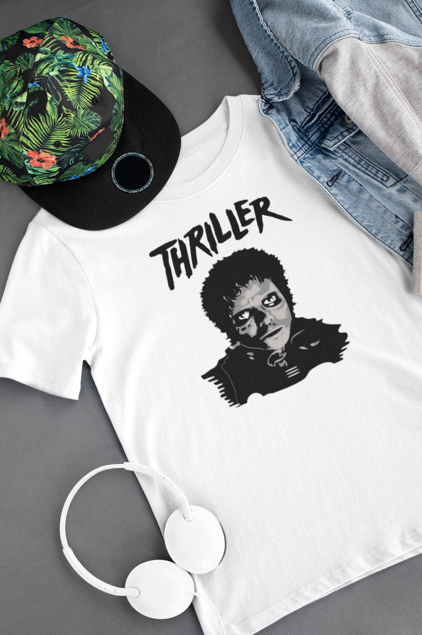 Camiseta Thriller "Michael Jackson" - Música