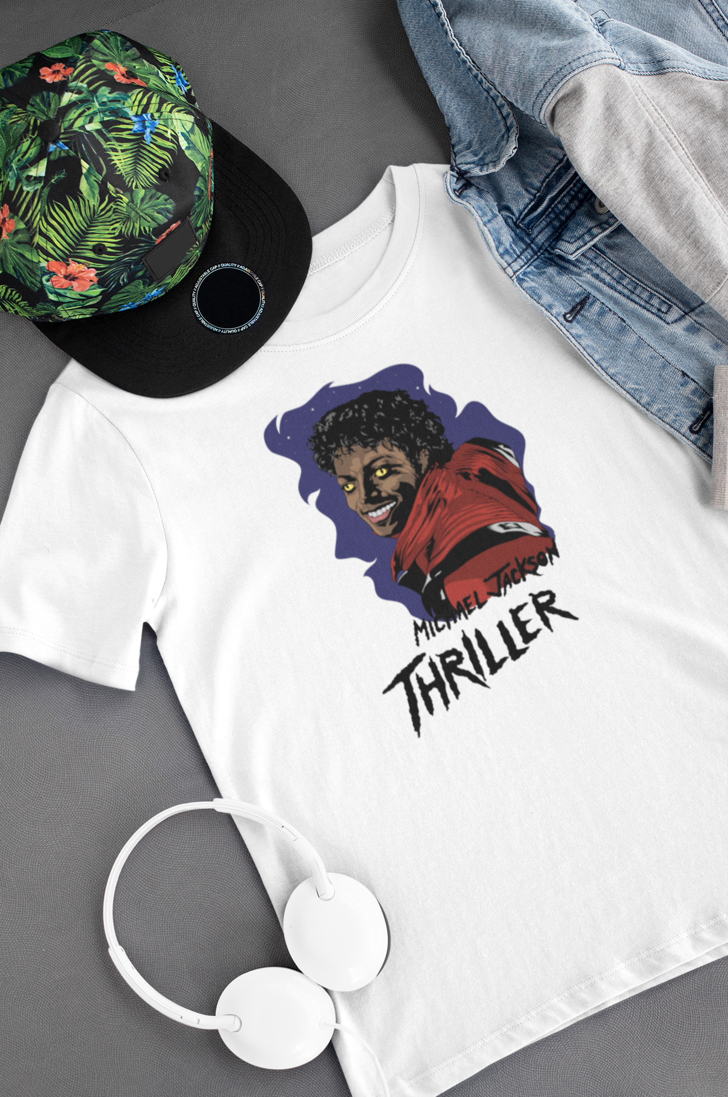 Camiseta Thriller "Michael Jackson" - Música