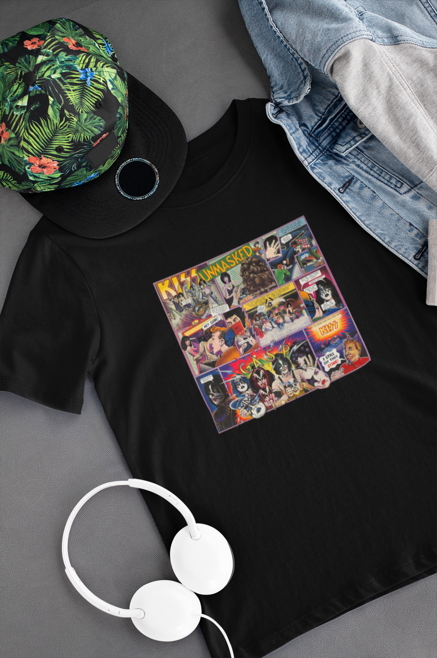 Camiseta "Unmasked - Kiss" - Álbum - Música
