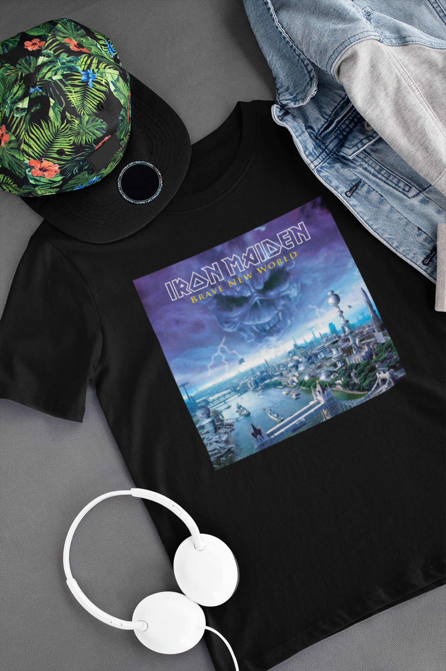 Camiseta "Brave New World" - Álbum - Música