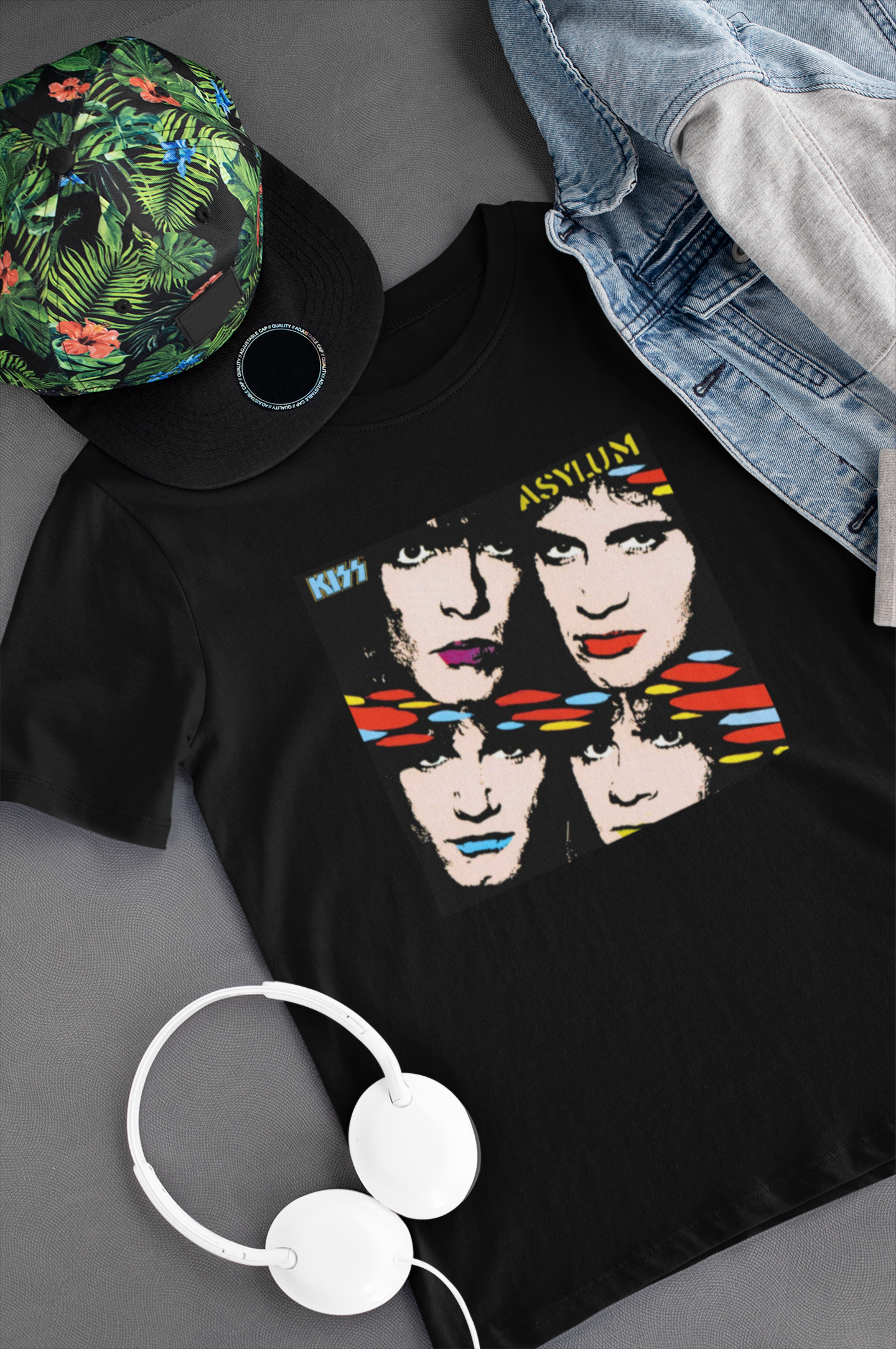 Camiseta "Asylum - Kiss" - Álbum - Música