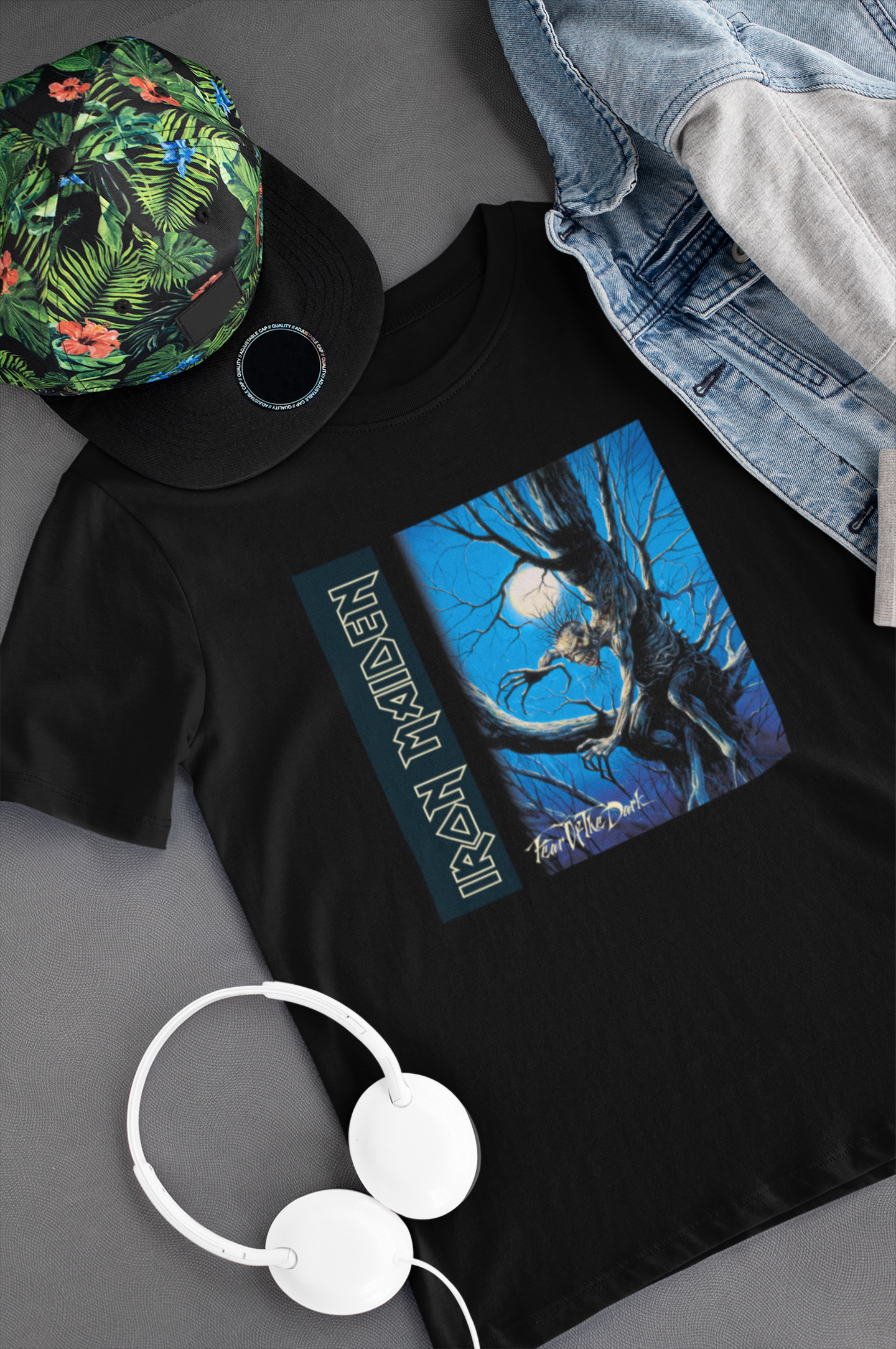 Camiseta "Fear of The Dark" - Álbum - Música