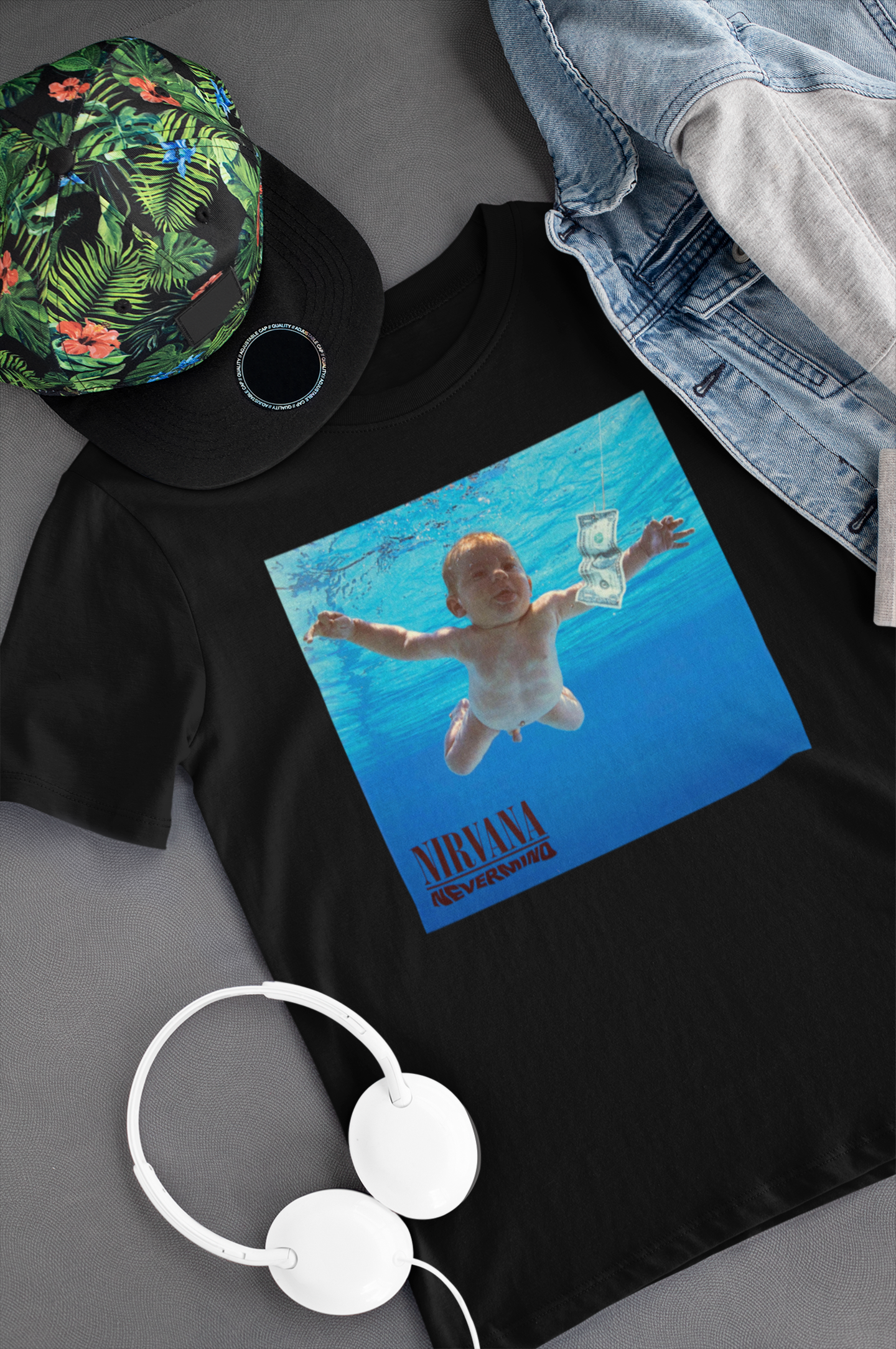 Camiseta "Nevermind - Nirvana" - Álbum - Música