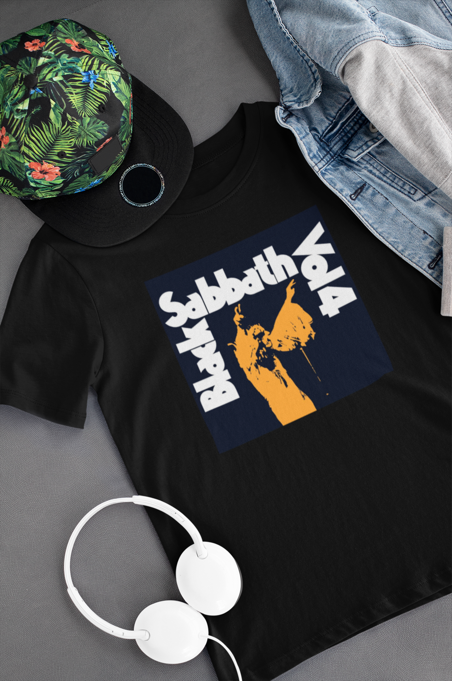 Camiseta "Vol. 4 - Black Sabbath" - Álbum - Música