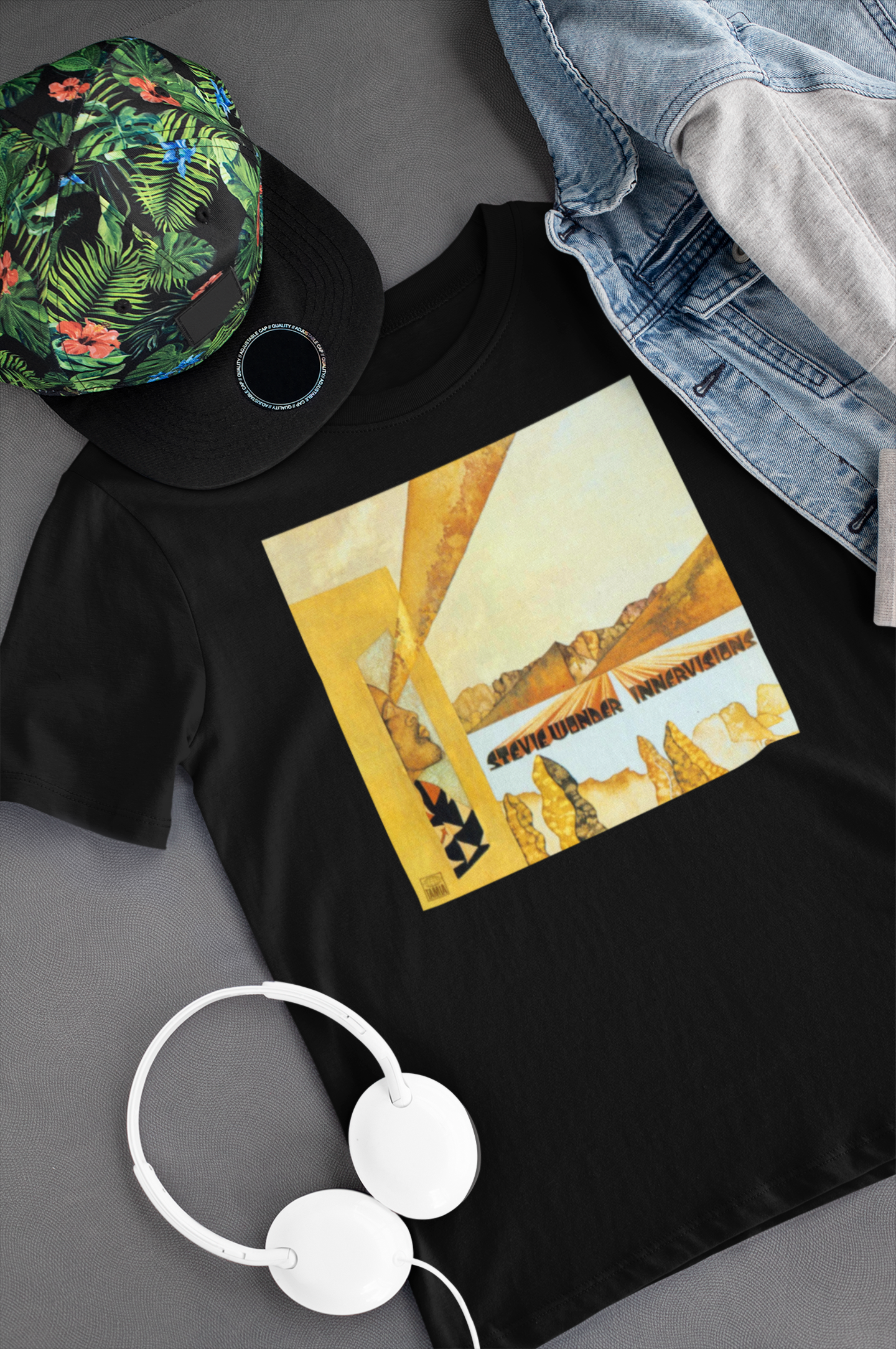 Camiseta "Innervisions - Stevie Wonder" - Álbum - Música