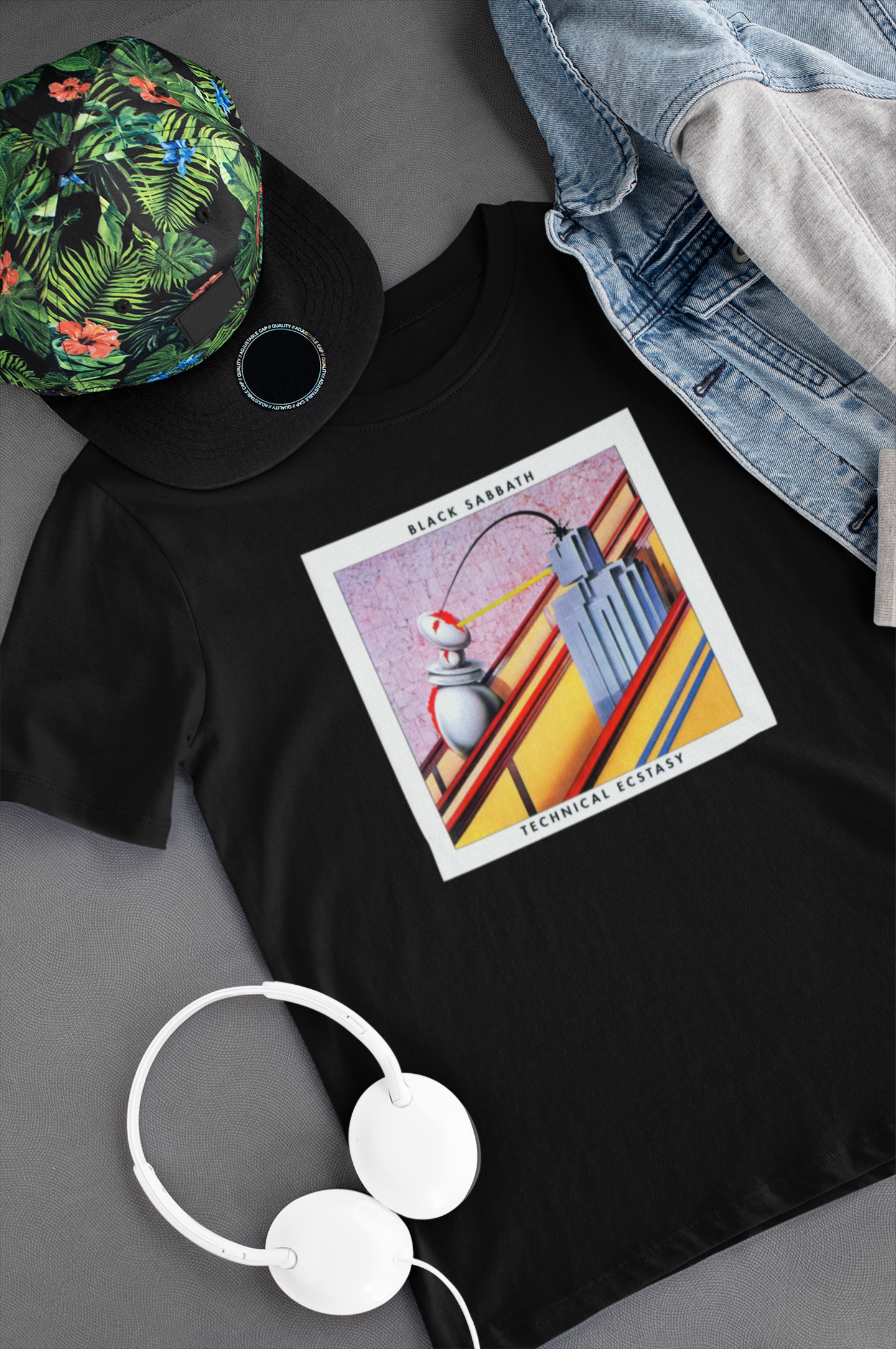 Camiseta "Technical Ecstasy - Black Sabbath" - Álbum - Música