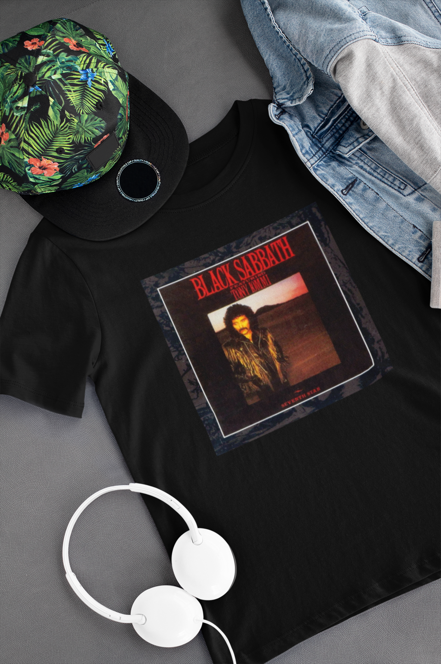 Camiseta "Seventh Star - Black Sabbath" - Álbum - Música