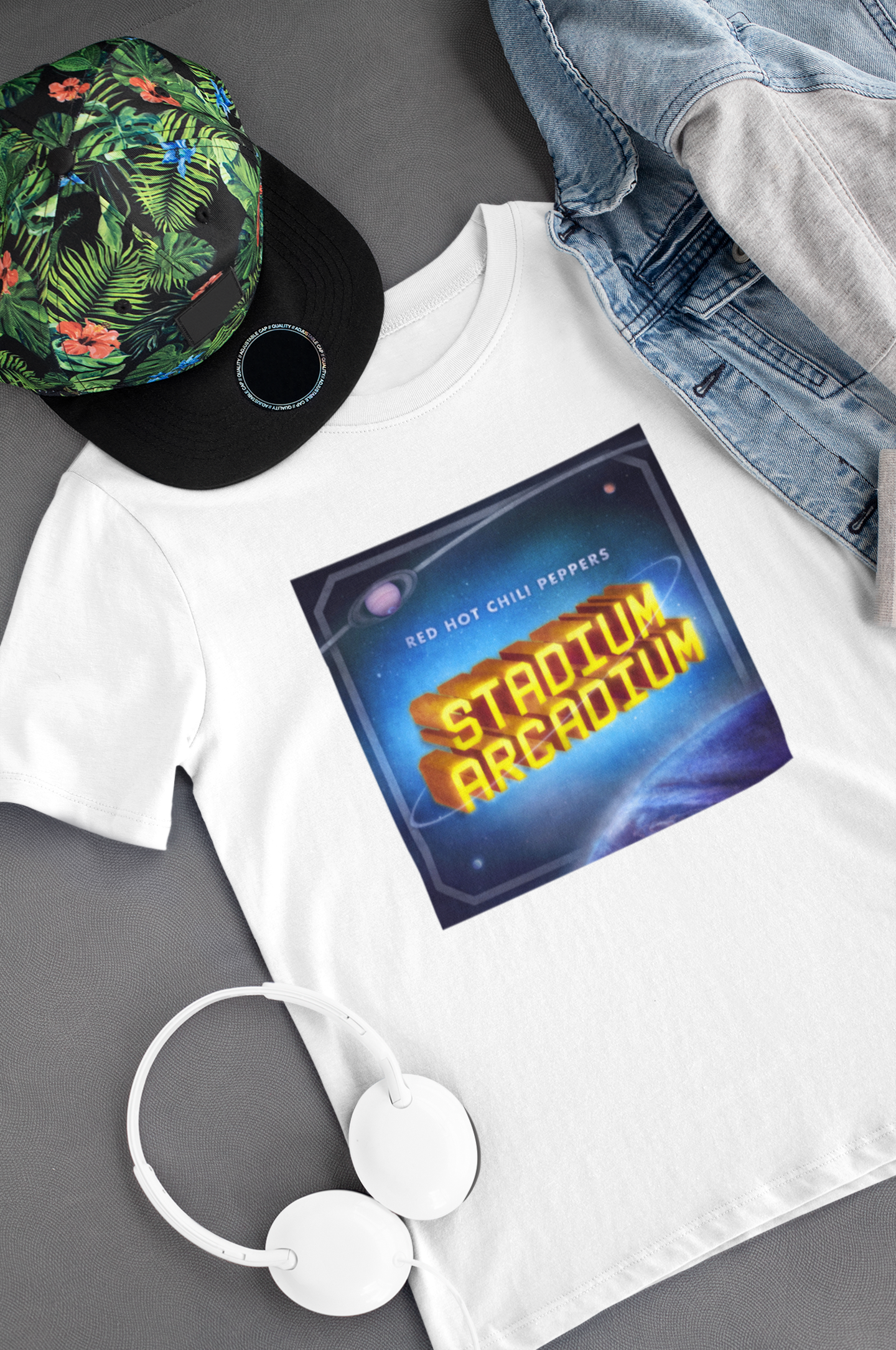 Camiseta "Stadium Arcadium - Red Hot Chili Peppers" - Álbum - Música