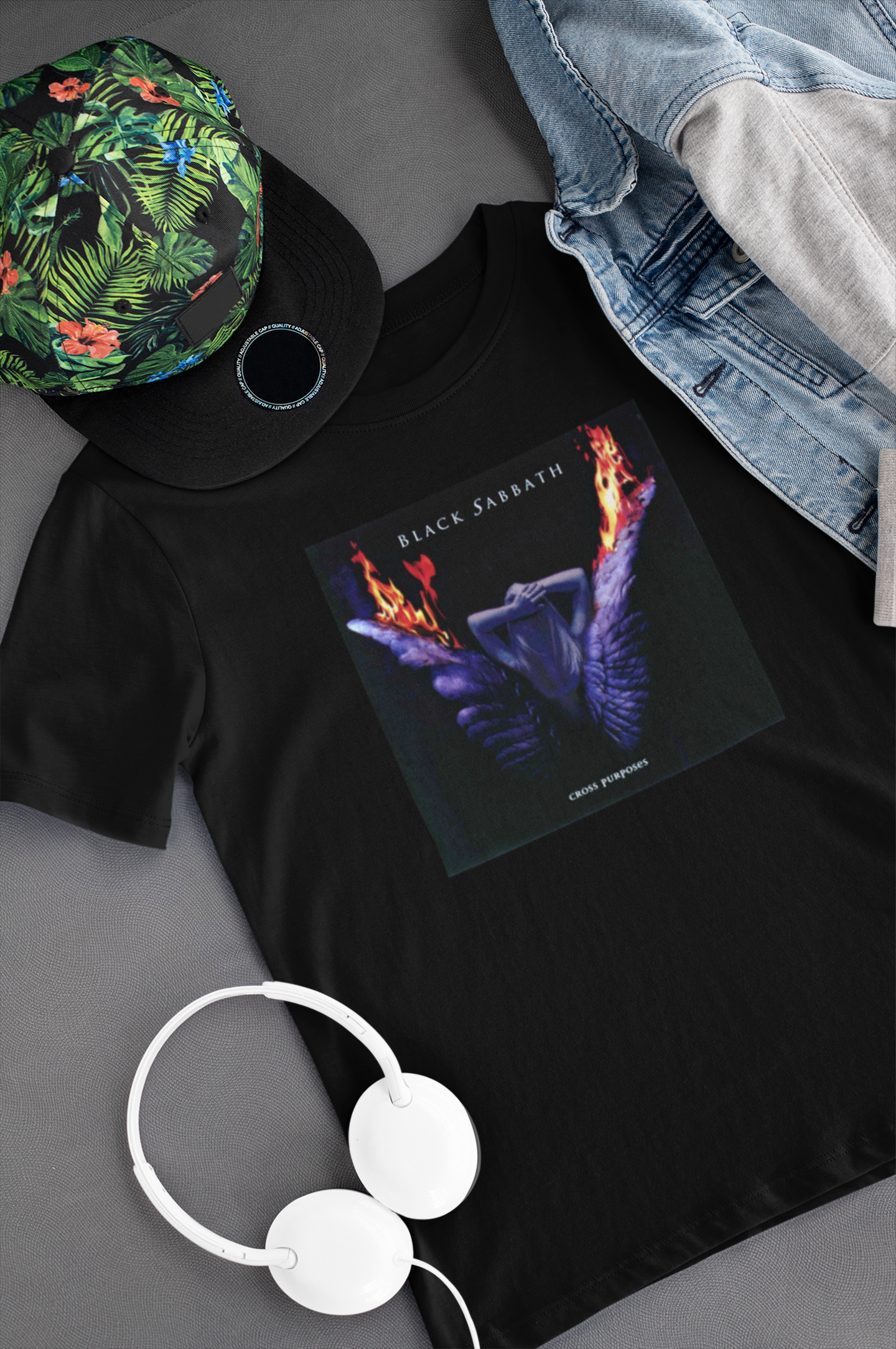 Camiseta "Cross Purposes - Black Sabbath" - Álbum - Música