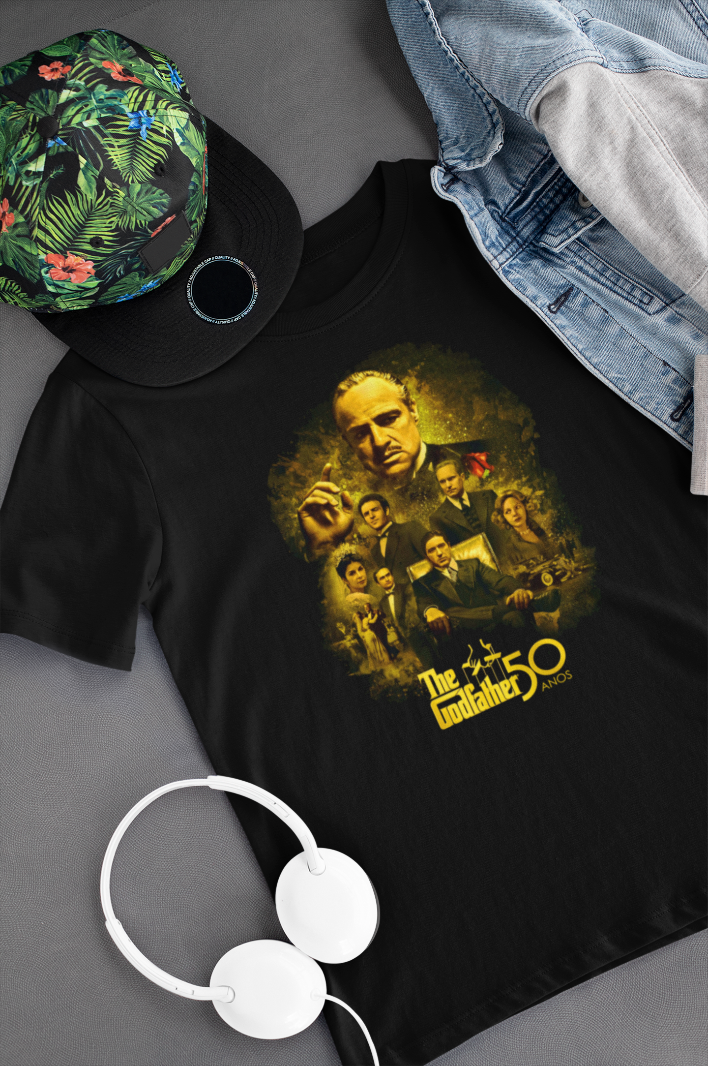Camiseta Celebrando "O Poderoso Chefão - 50 Anos" (The Godfather) - Filmes
