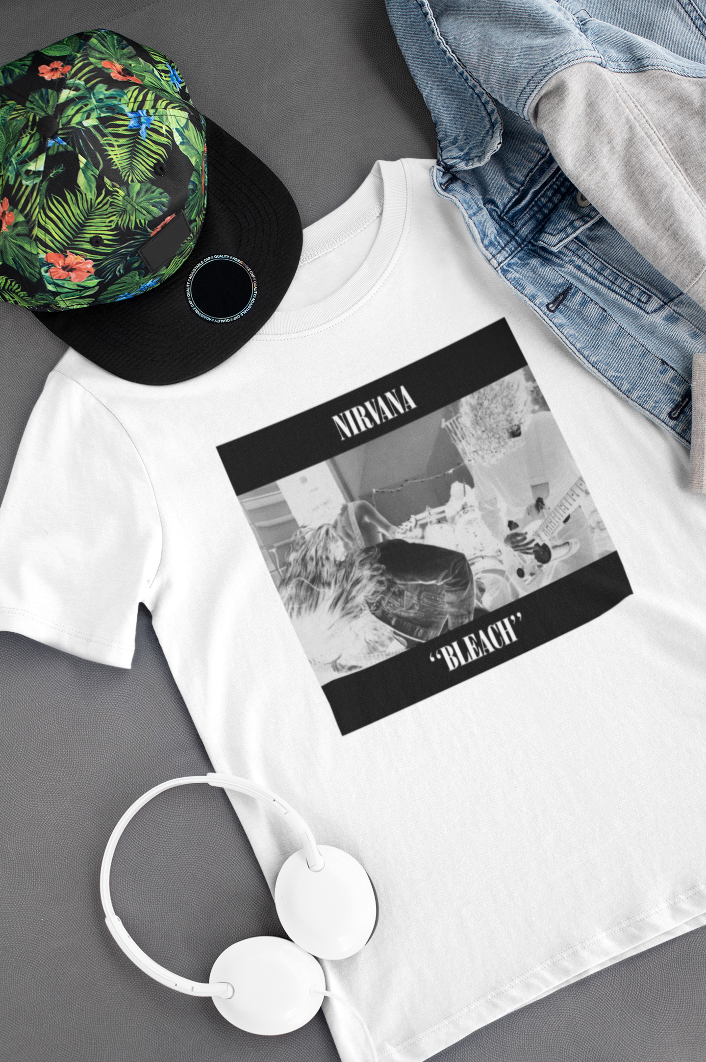 Camiseta 'Bleach - Nirvana' - Álbum - Música Projeto Fan Service
