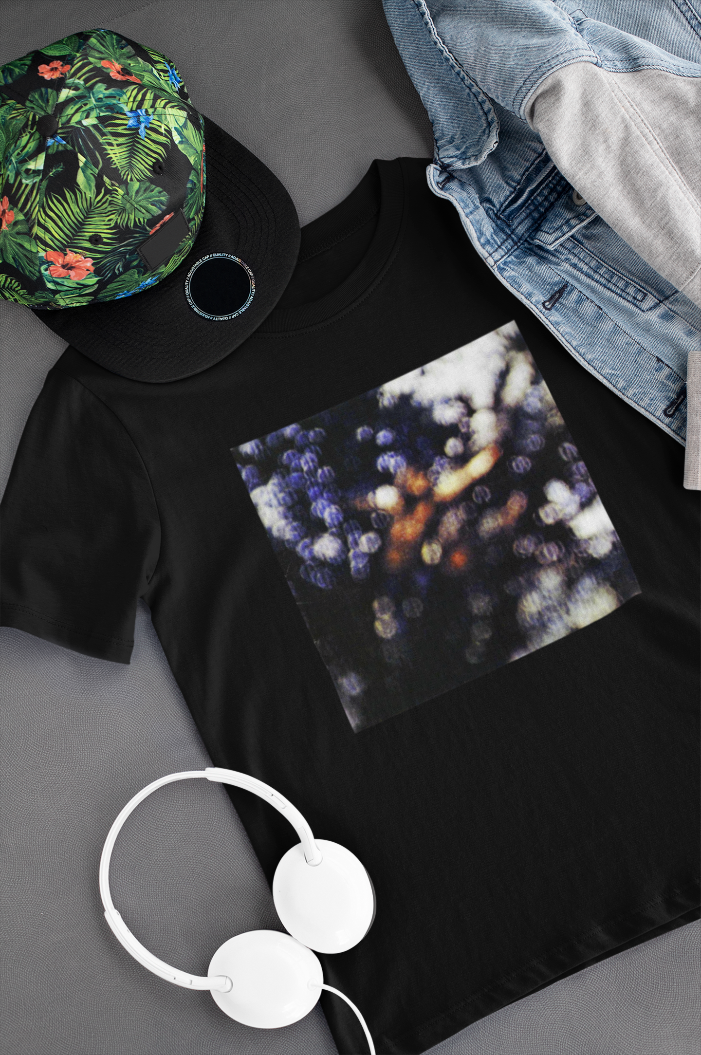 Camiseta "Obscured by Clouds - Pink Floyd" - Álbum - Música
