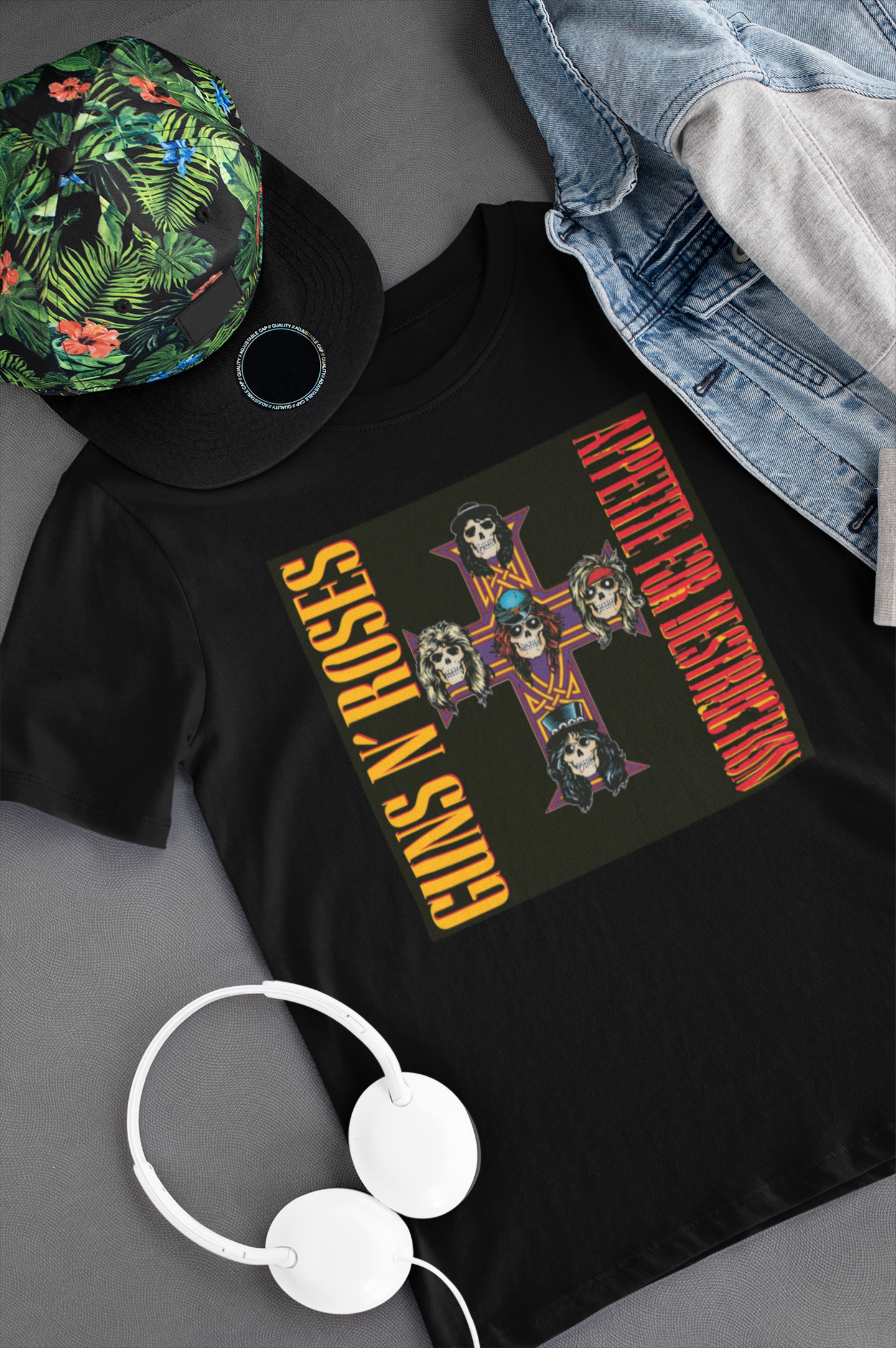 Camiseta "Appetite for Destruction - Guns N' Roses" - Álbum - Música