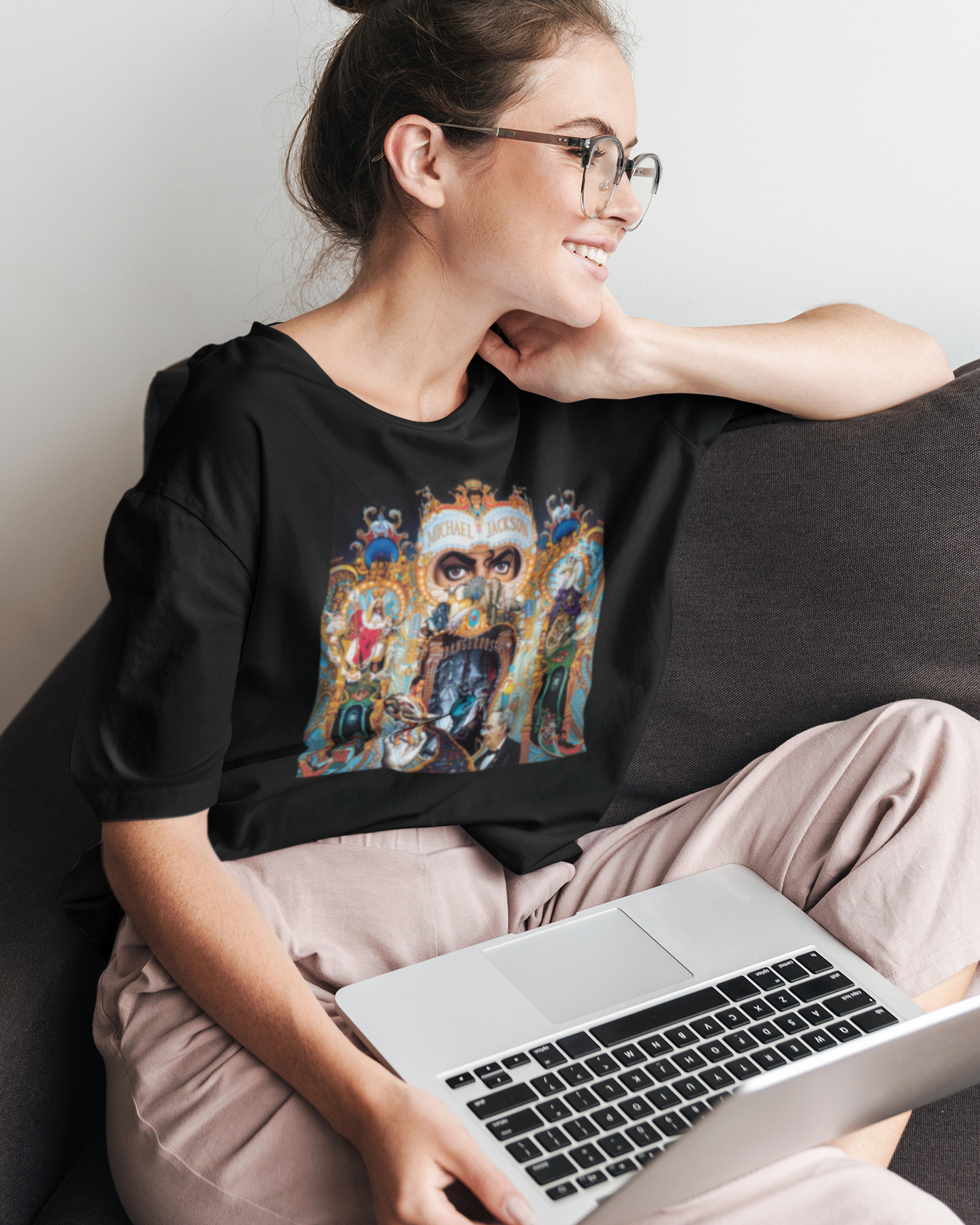 Camiseta "Dangerous - Michael Jackson" - Álbum - Música