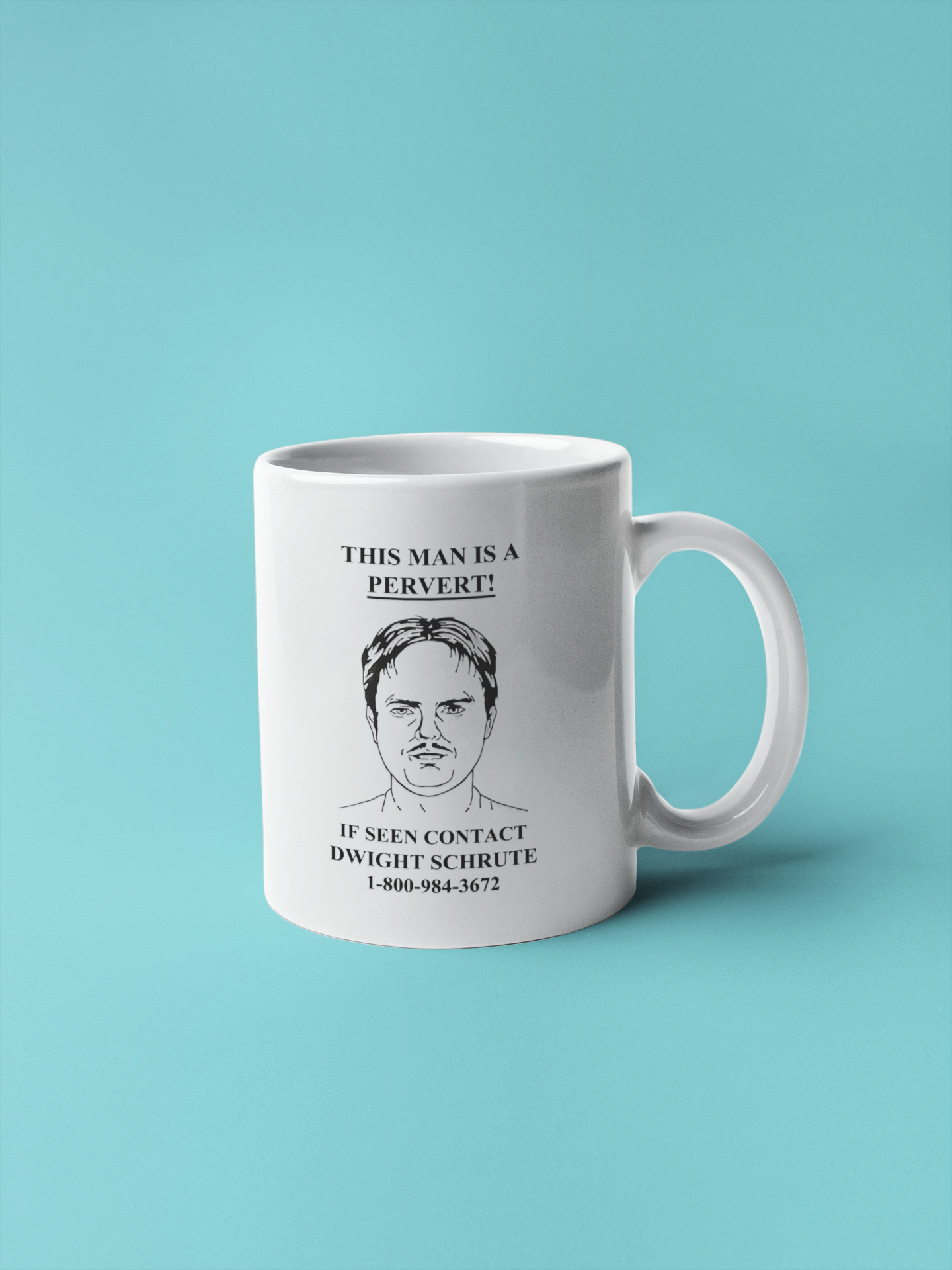 Caneca "Dwight Pervert" - The Office - Série de TV