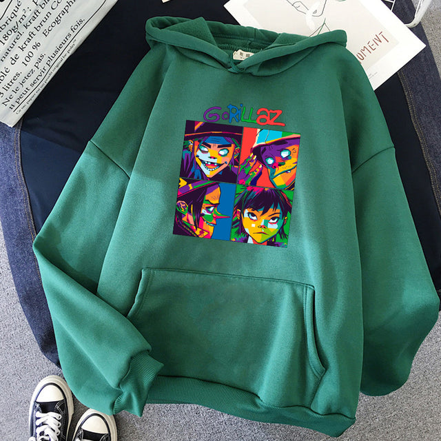 Coleção de Moletom "Arte Gorillaz" - Música