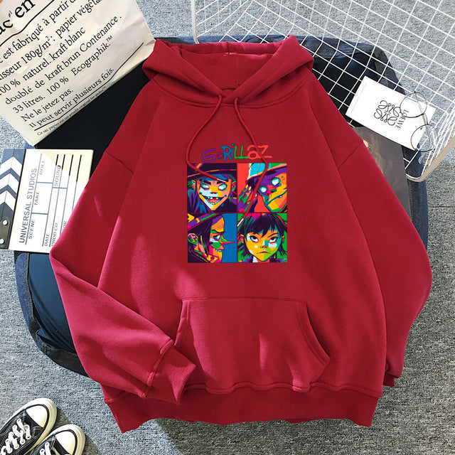 Coleção de Moletom "Arte Gorillaz" - Música