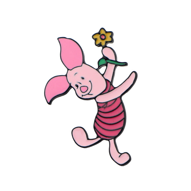 Broches Personagens - Alice Nos Pais da Maravilha / Mulam / Pinóquio / A dama e o vagabundo - Filmes