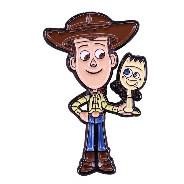 Broches de Personagens - Woody / Buzz / Jessie / Alliens / Betty / Rex / Senhor Batata- Filmes