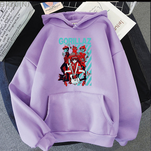 Coleção de Moletom "Banda Gorillaz"- Música