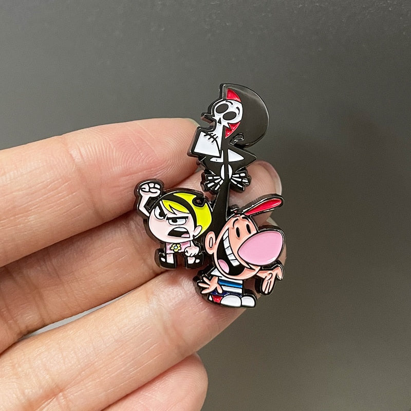 Broche "As Terríveis Aventuras de Billy e Mandy" - Desenhos Animados