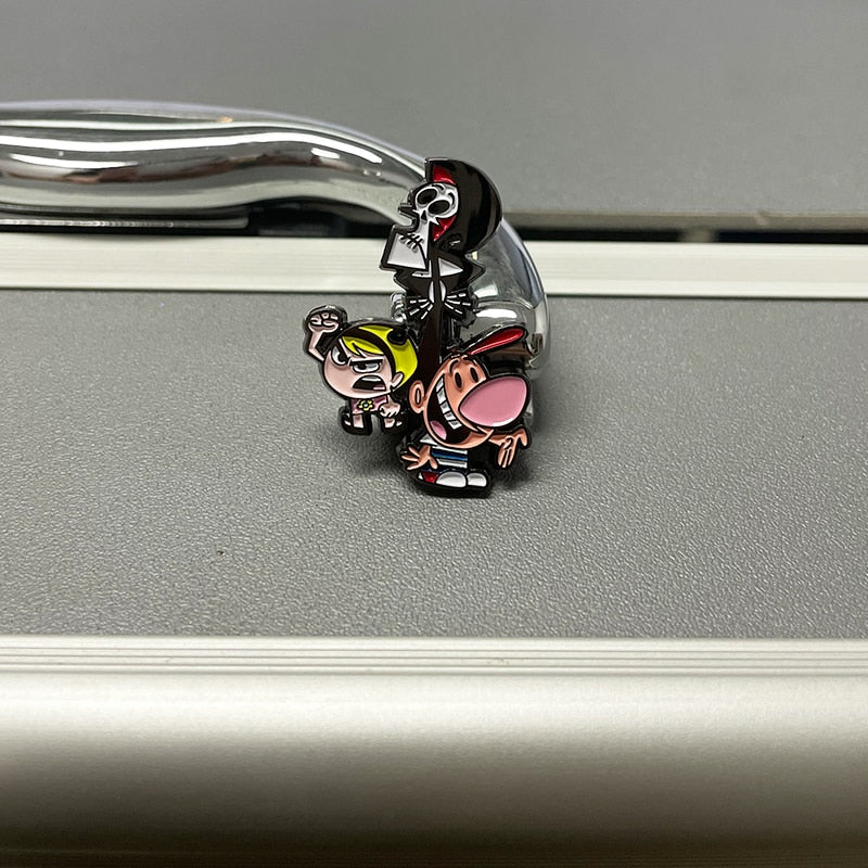 Broche "As Terríveis Aventuras de Billy e Mandy" - Desenhos Animados