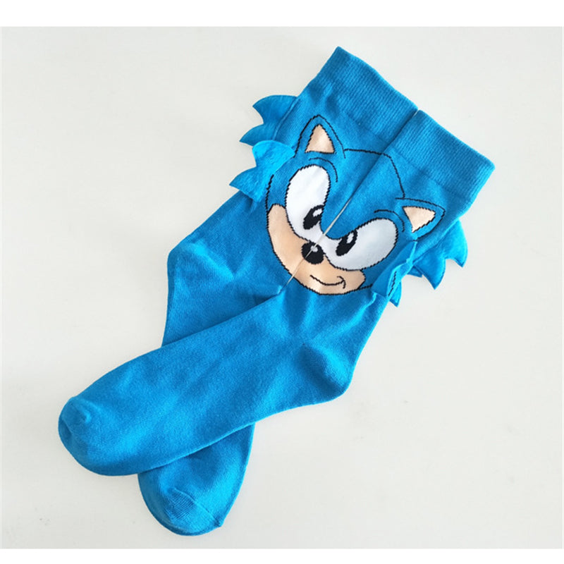 Meia Cano Alto "Sonic" - Games