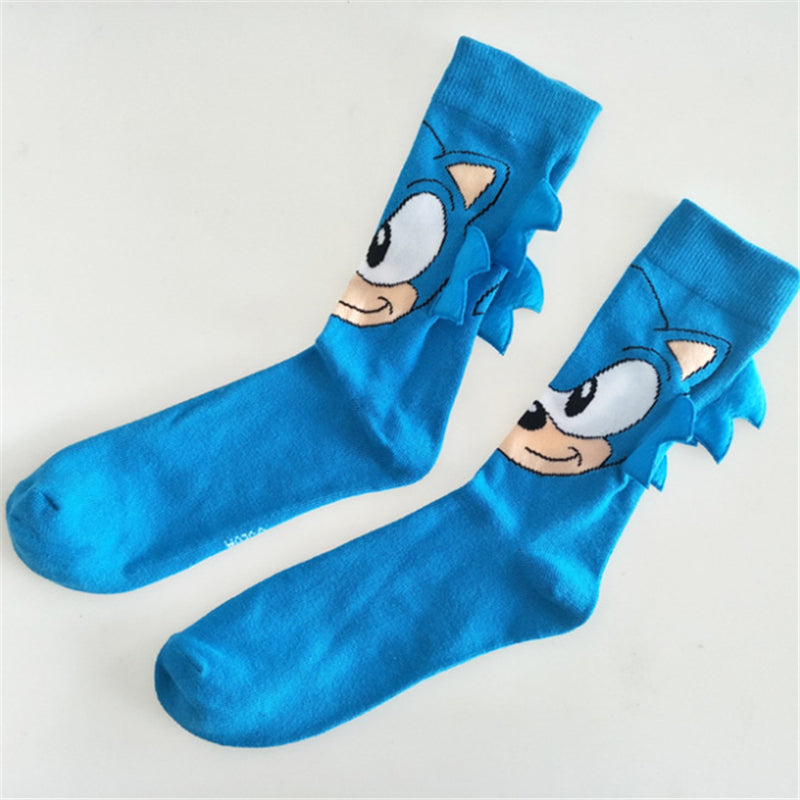 Meia Cano Alto "Sonic" - Games