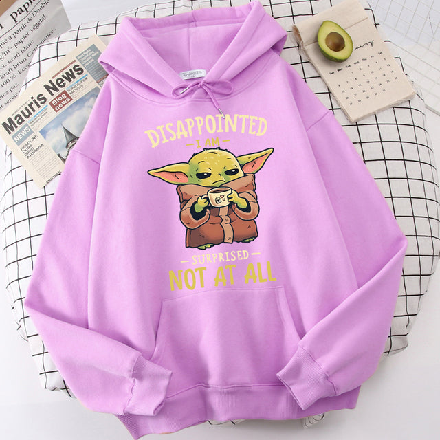 Coleção de Moletom "No Coffee, No Forcee" - Baby Yoda - Séries de TV